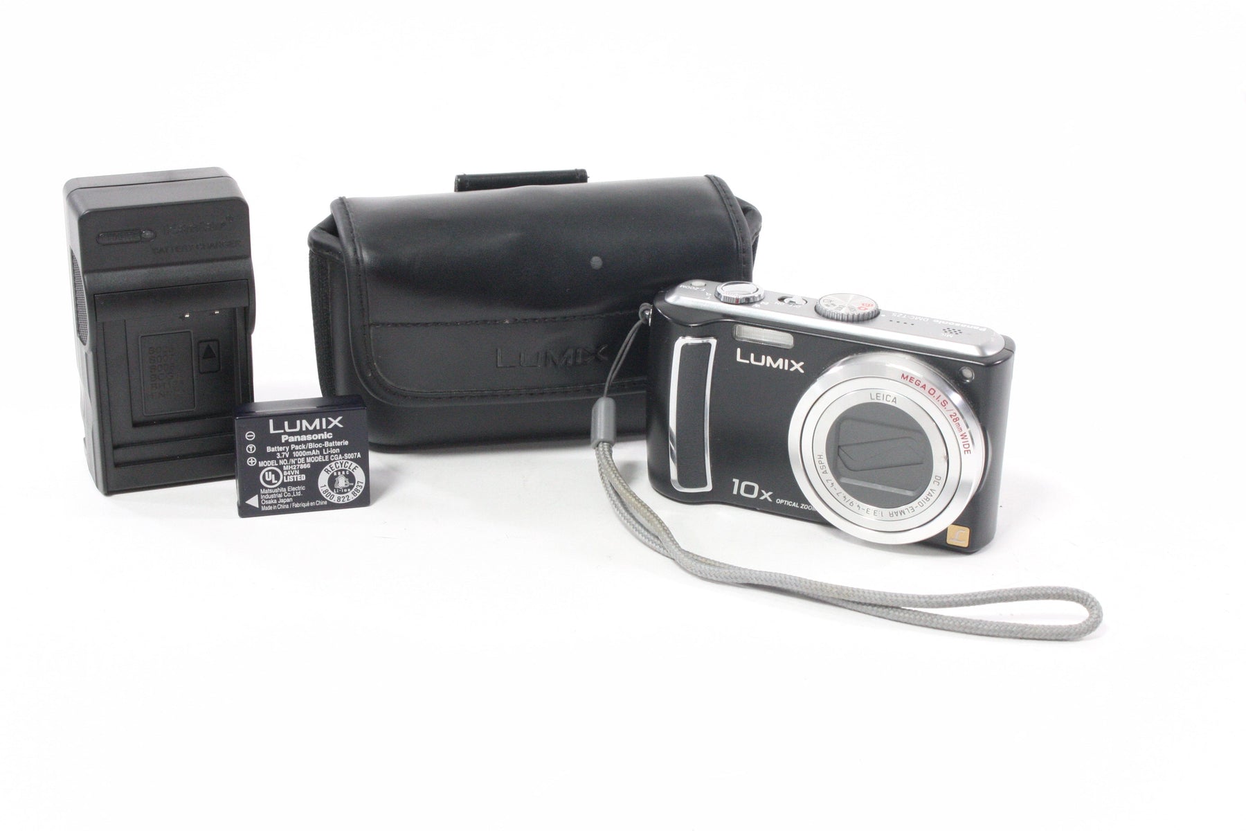 Panasonic Lumix DMC-TZ5 with 10x Zoom 9.1mp with Case