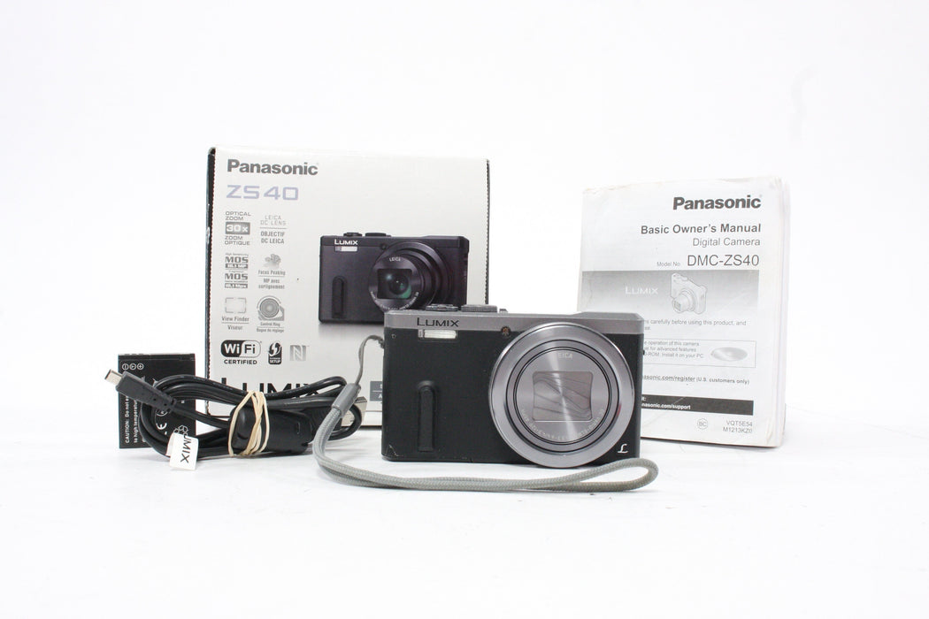 Panasonic Lumix DMC-ZS40 Digital Point-and-Shoot Camera 30x Zoom 18.1mp