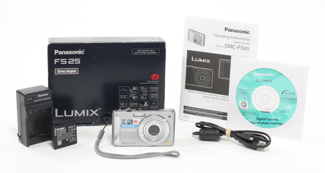 Panasonic Lumix FS 25 5z Zoom 12.1mp (Silver)
