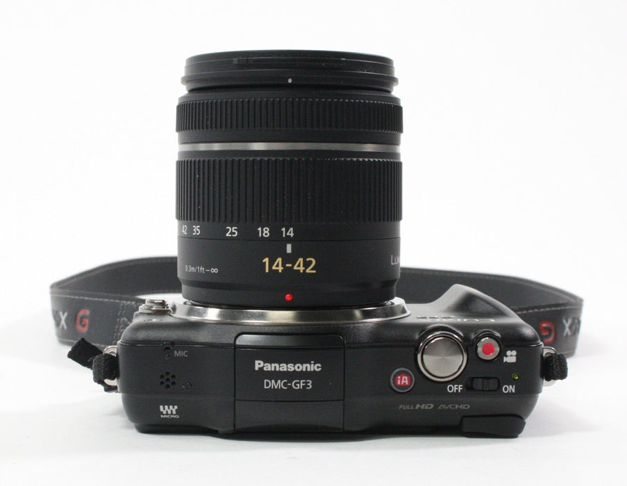 Panasonic Lumix GF3 Digital Mirrorless Camera with 14-42mmf/3.5-5.6 Lens