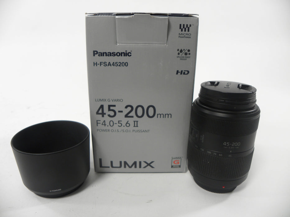 Panasonic Lumix Vario 45-200mm f4.0-5.6  Power O.I.S. Mirco 4/3 Mount