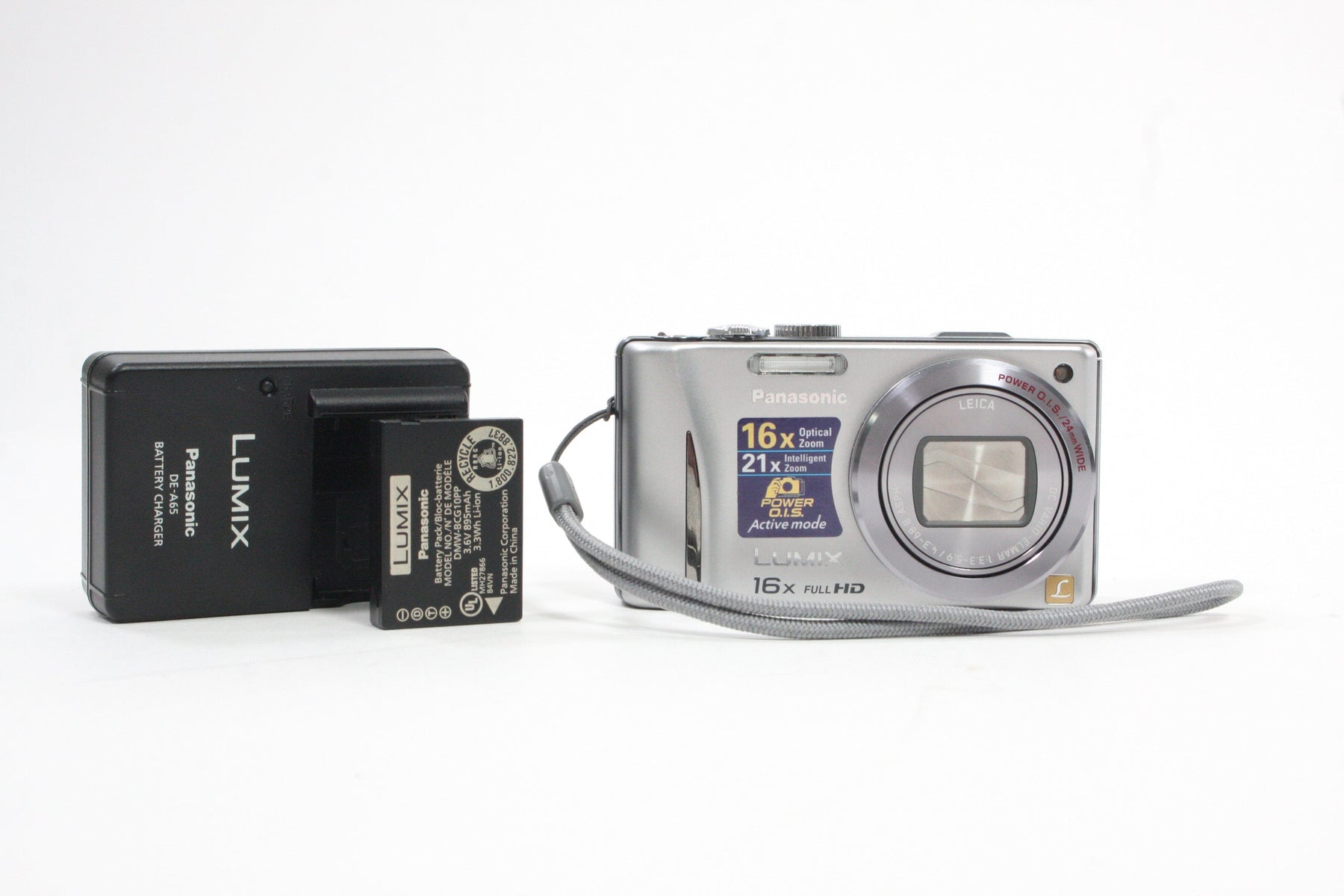 Panasonic Lumix ZS10 Digital Point-and-Shoot Camera 16x Zoom 14.1mp