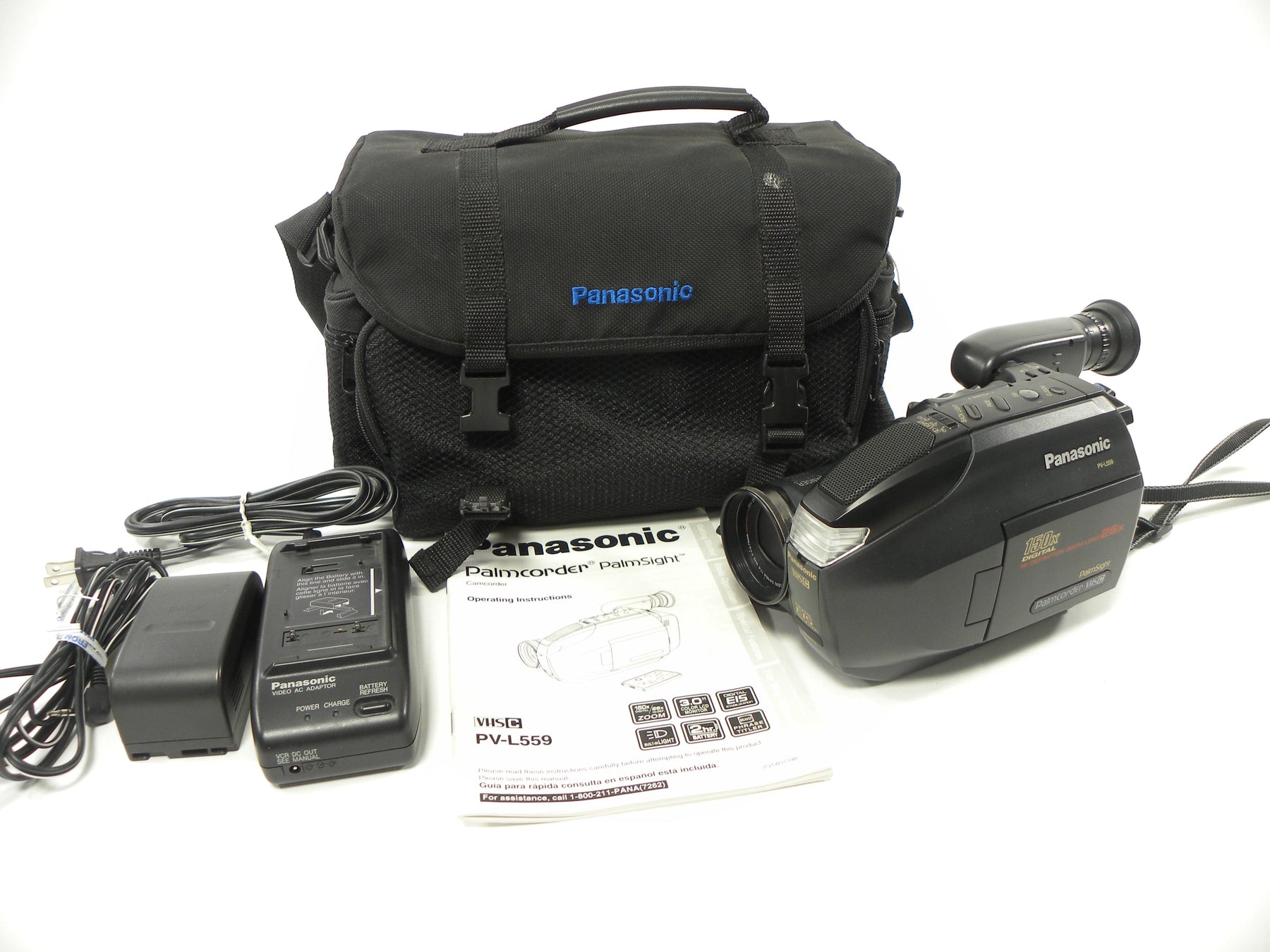 Panasonic PV-L559D Palmcorder VHS-C Camcorder
