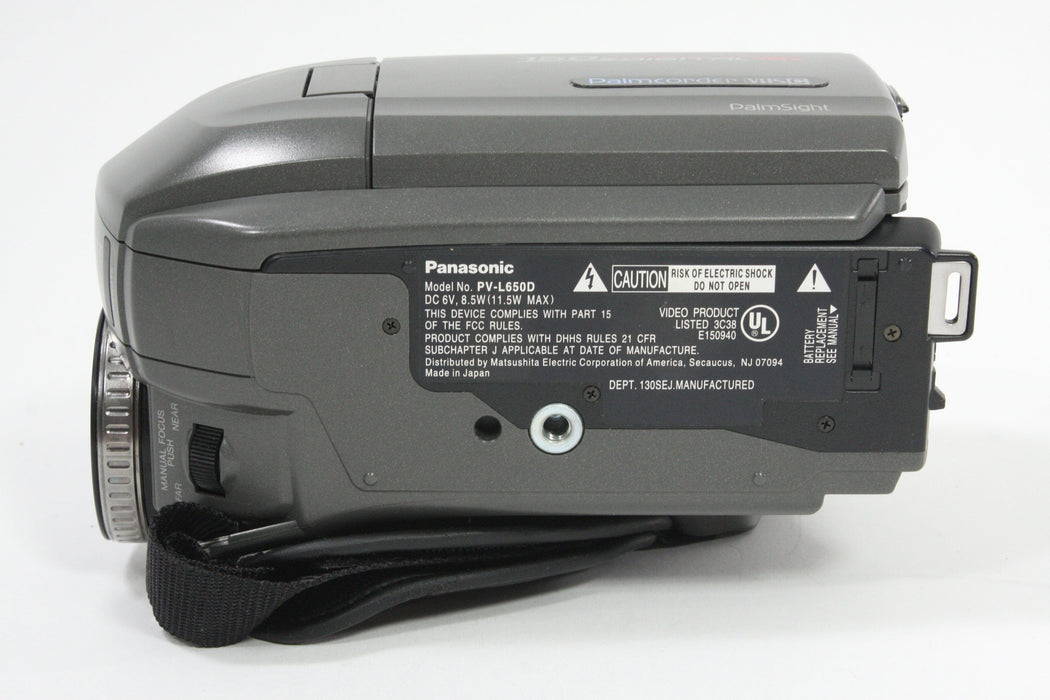 Panasonic PV-L650D VHS-C Palmcorder