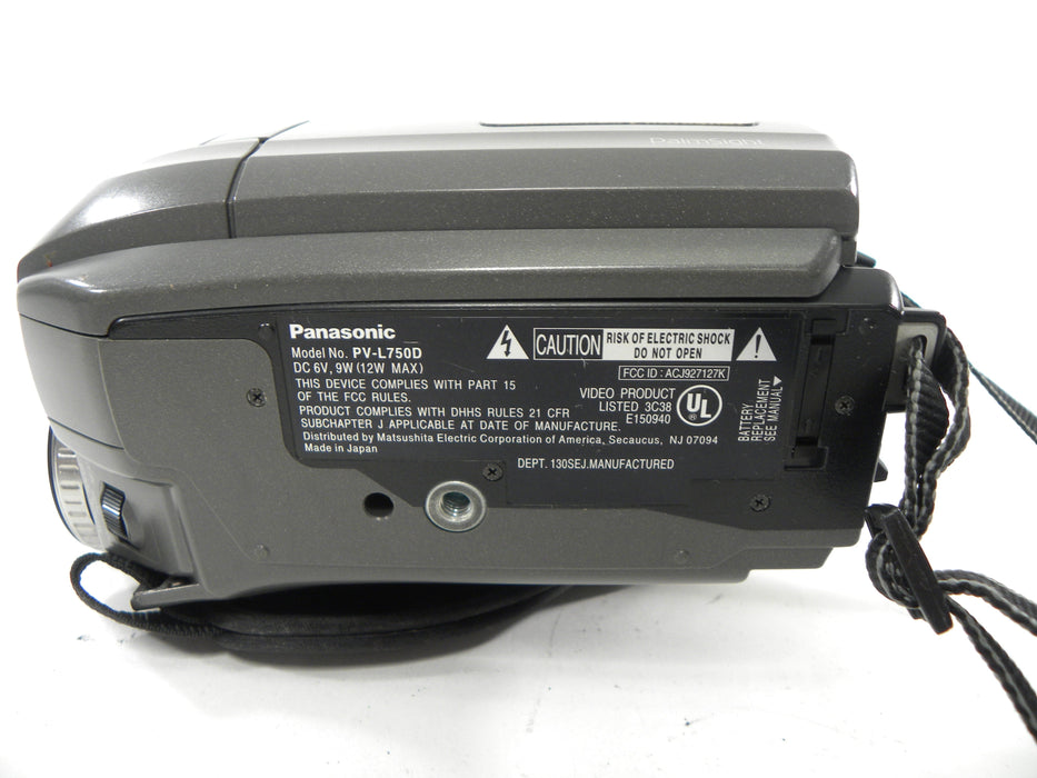 Panasonic PV-L750D VHS-C Camcorder