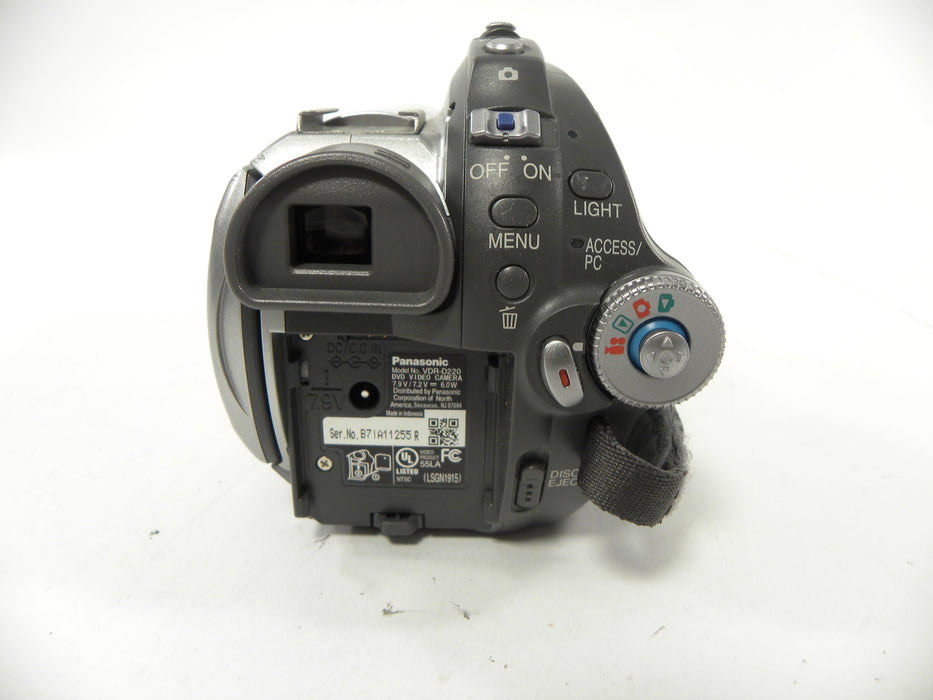 Panasonic VDR-D220 DVD Video Camcorder