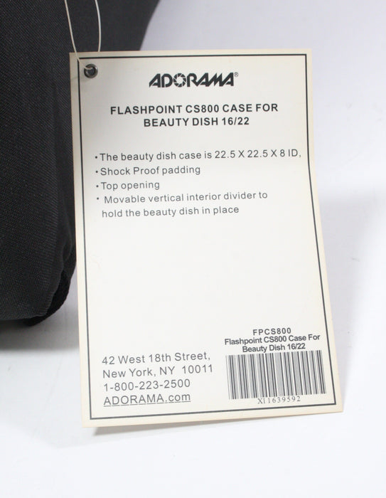 Paul C Buff 22HOBD-W 22 Inch Beauty Dish with Diffusion Sock in Flashpoint Case