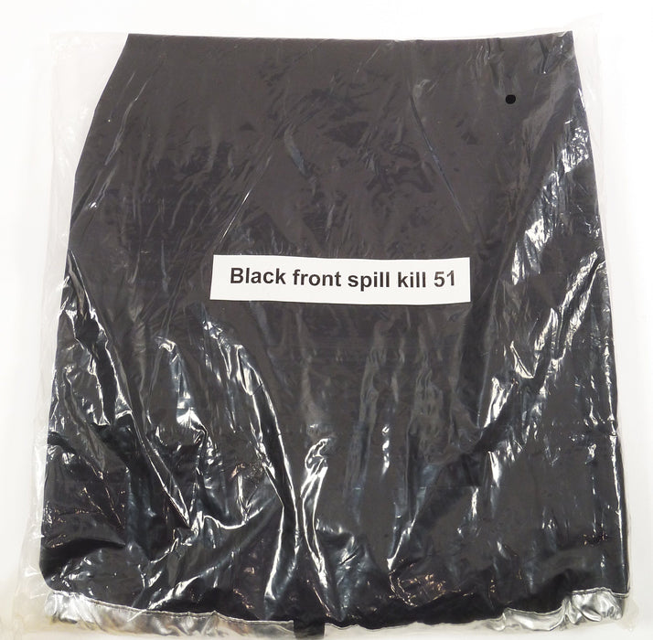 Paul C. Buff PLM 51 Bright Silver Umbrella with diffusion fabric , Strobe holder and Black Spill