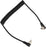 PC Male to Male Flash Sync Extension Cable Coiled Cord 12 inch