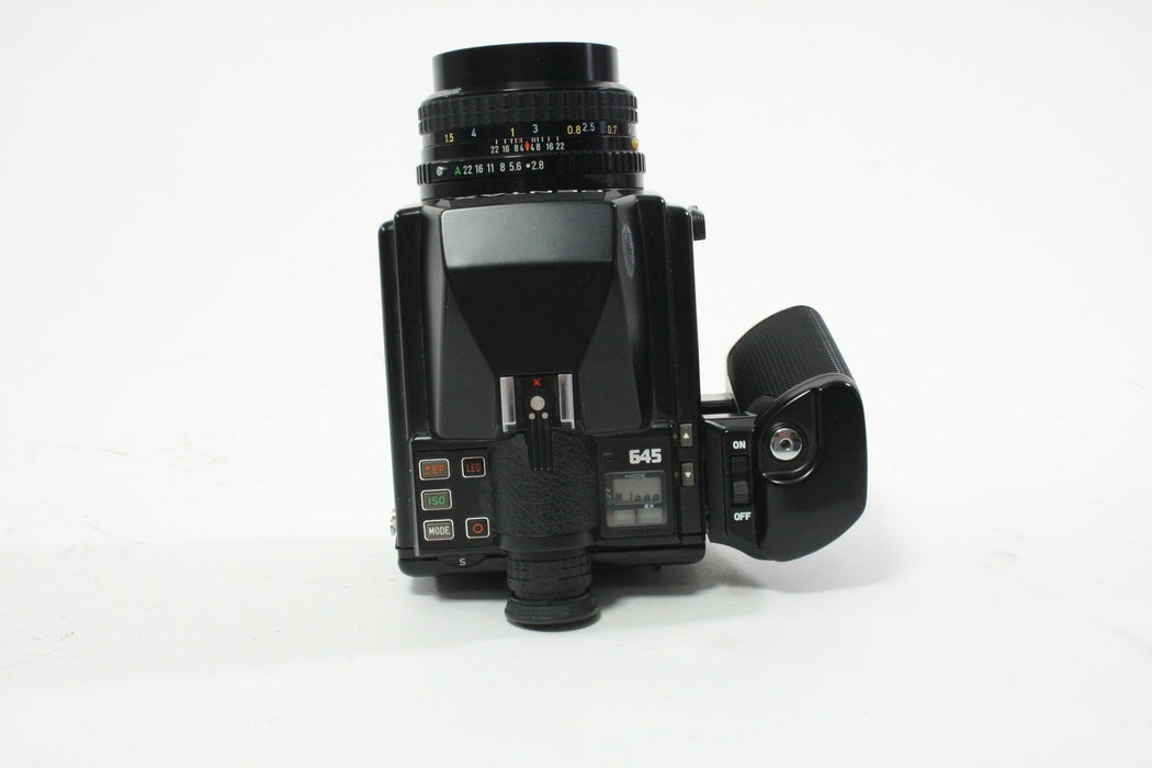 Pentax 645 Camera Outfit with 75MM F2.8 Lens and 220 Film Back