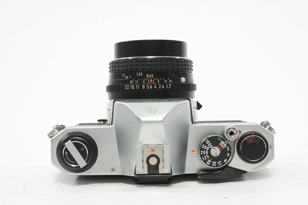 Pentax Asahi K1000 35mm SLR Camera with 50mm f/2 SMC Pentax-M Lens