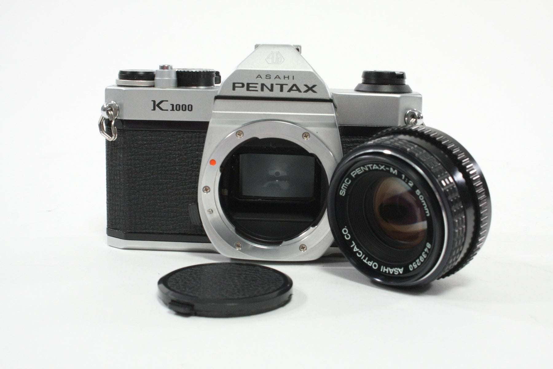 Pentax Asahi K1000 35mm SLR Camera with 50mm f/2 SMC Pentax-M Lens