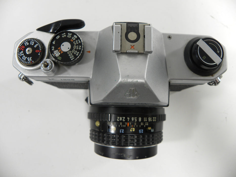 Pentax K-1000 35mm SLR w/Pentax-M  SMC 50mm f2 AS IS  (parts)