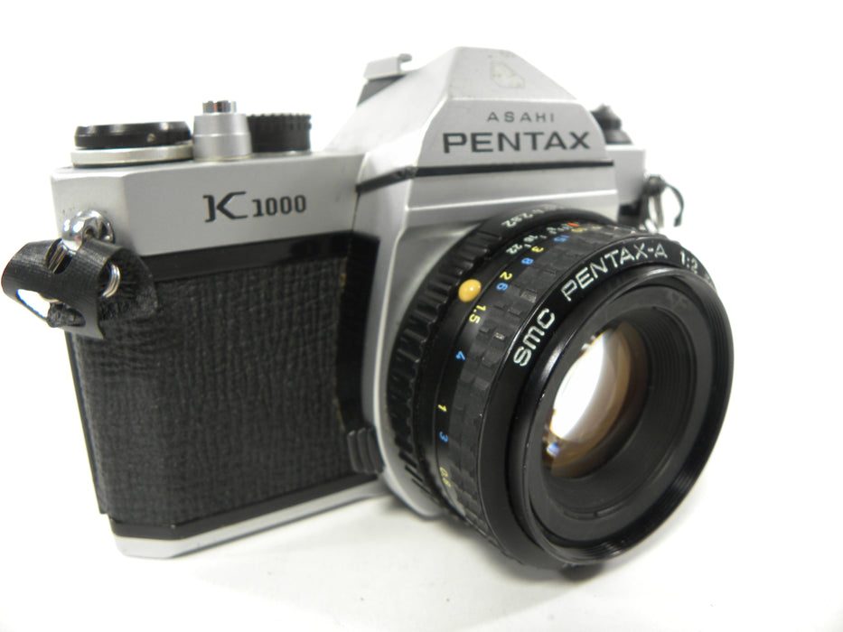 Pentax K-1000 35mm SLR w/SMC Pentax-A 50mm f2
