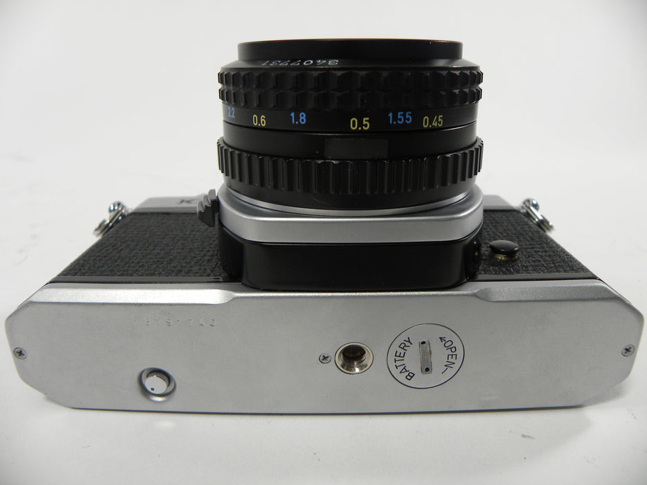 Pentax K-1000 35mm SLR w/SMC Pentax-A 50mm f2 AS IS