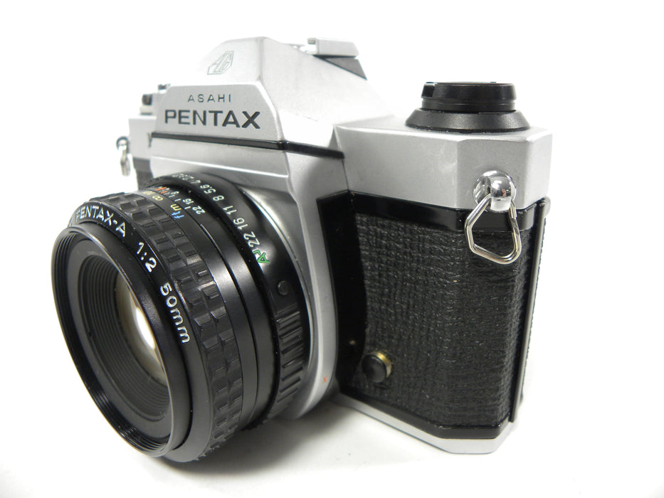 Pentax K-1000 35mm SLR w/SMC Pentax-A 50mm f2 AS IS