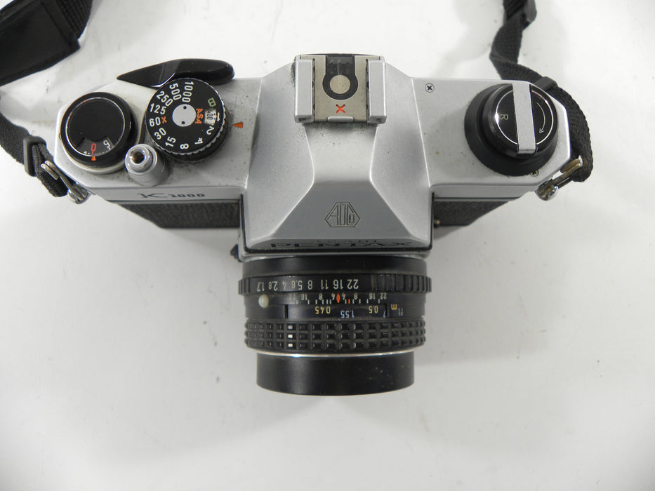 Pentax K-1000 35mm SLR w/SMC Pentax-M 50mm f1.7