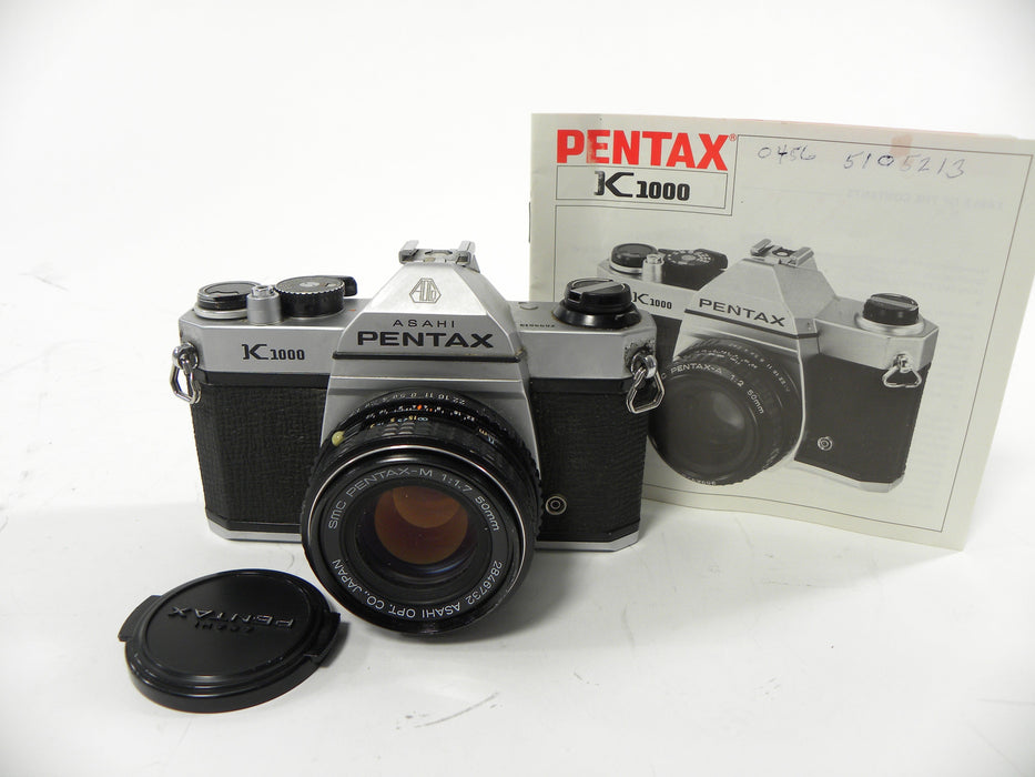 Pentax K-1000 35mm SLR w/SMC Pentax-M 50mm f1.7