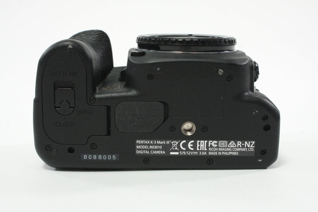 Pentax K-3 III DSLR Camera Body with a Shutter Count of 10,982