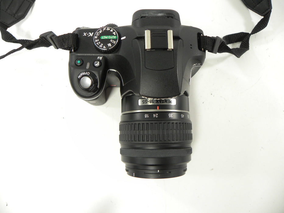 Pentax K-x 12.4mp Digital SLR w/SMC Pentax-DAL 18-55 f3.5-5.6