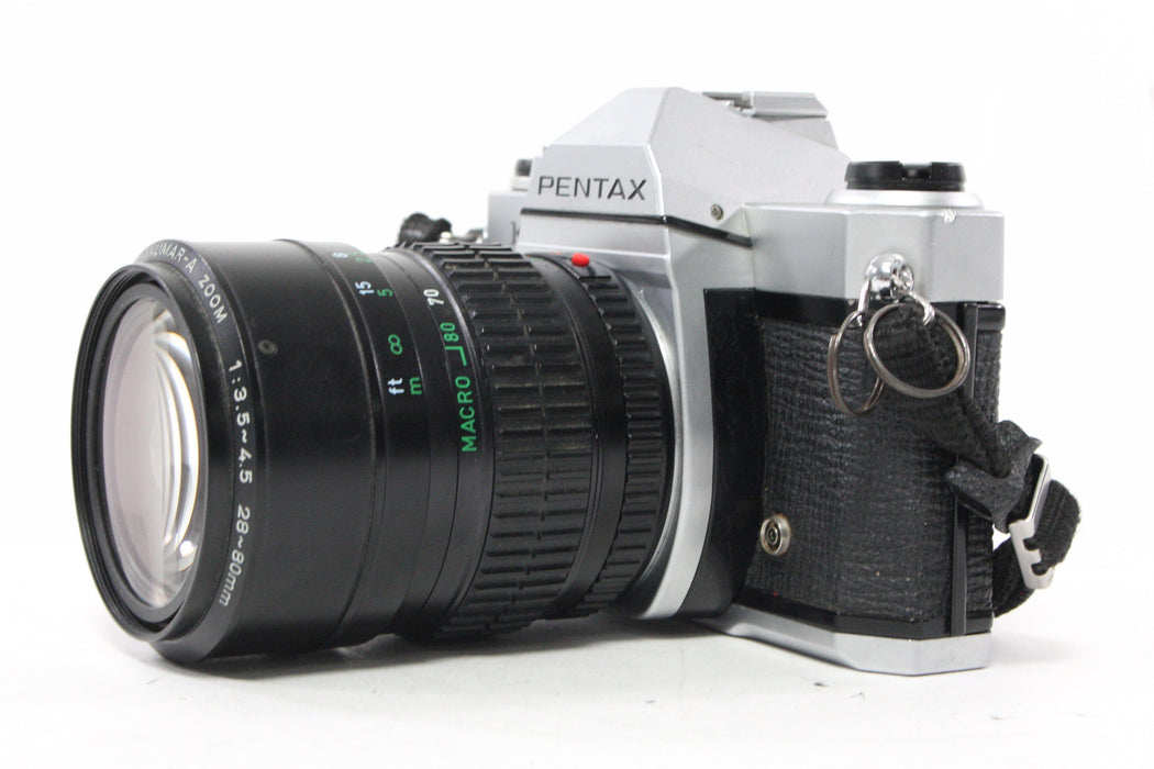 Pentax K1000 35mm SLR with a Tamron 28-70mm f/3.5-4.5 Lens