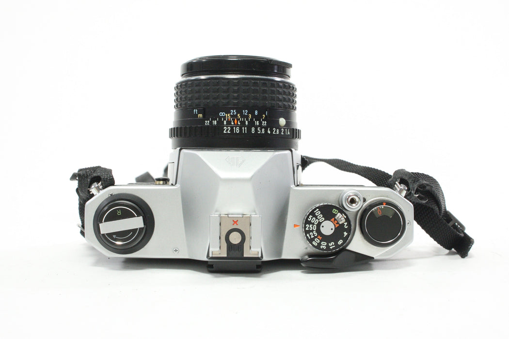 Pentax K1000 35mm SLR Camera with 50mm f/1.4 SMC Pentax- M Lens