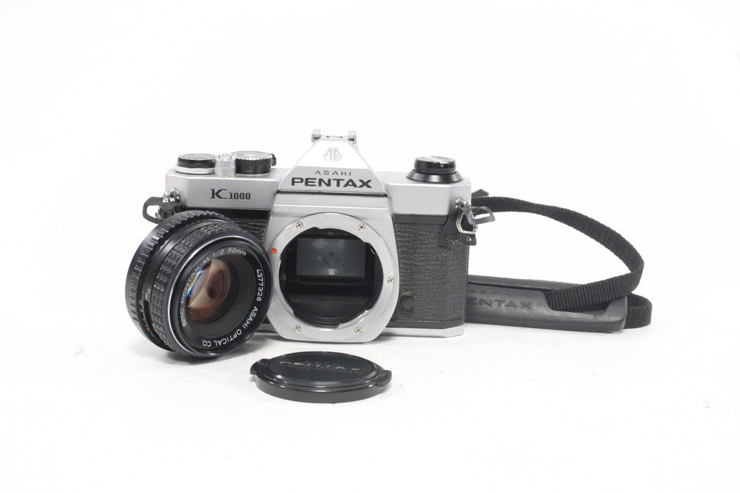 Pentax K1000 35mm SLR Camera with 50mm f/2 Lens