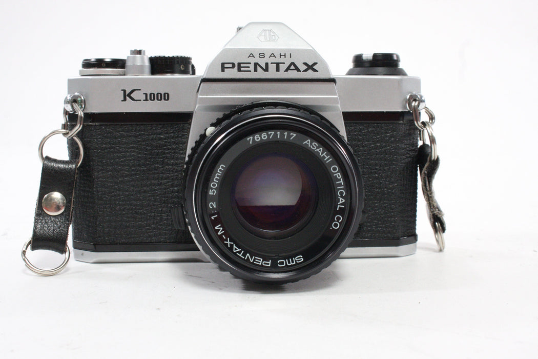 Pentax K1000 35mm SLR Camera with 50mm f/2 Lens