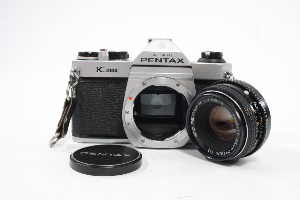 Pentax K1000 35mm SLR Camera with 50mm f/2 Lens