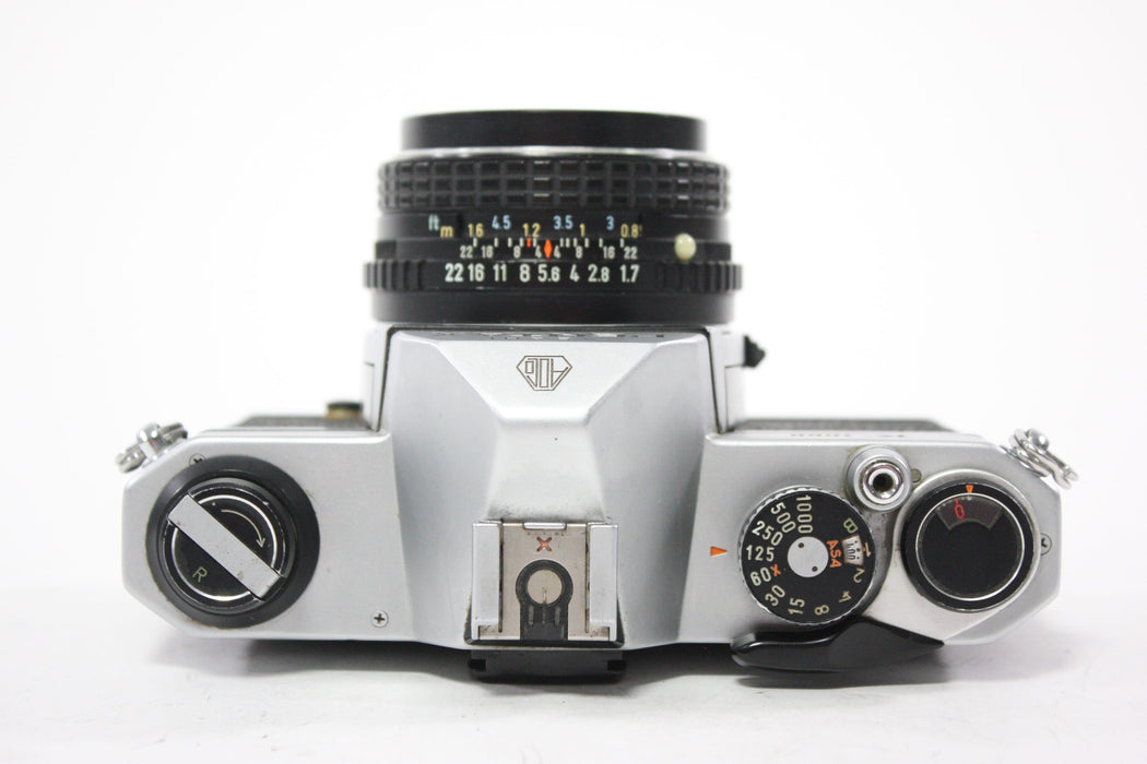 Pentax K1000 35mm SLR Camera with Pentax-M 50mm f/1.7 SMC Lens