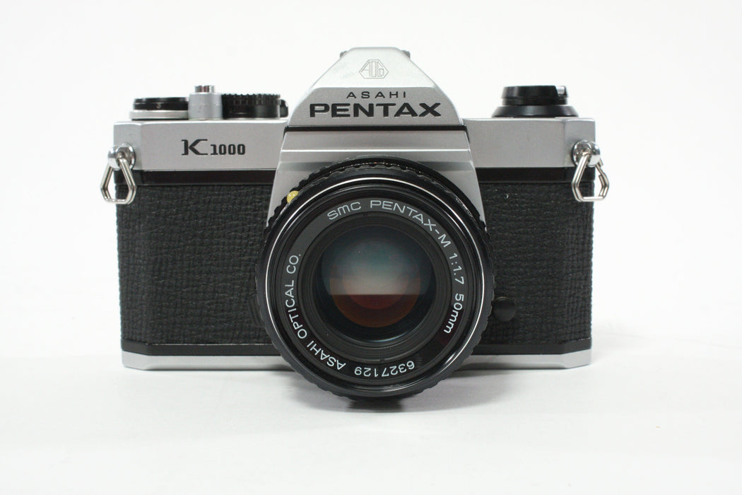 Pentax K1000 35mm SLR Camera with Pentax-M 50mm f/1.7 SMC Lens