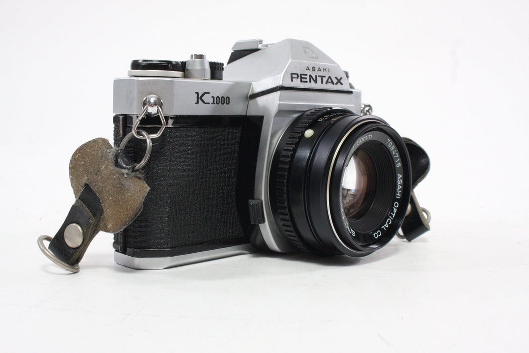Pentax K1000 35mm SLR Camera with Pentax M 50mm f/2 Lens