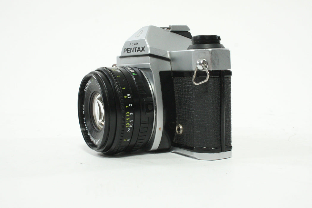 Pentax K1000 35mm SLR Camera with Rikenon 50mm f/2 Lens