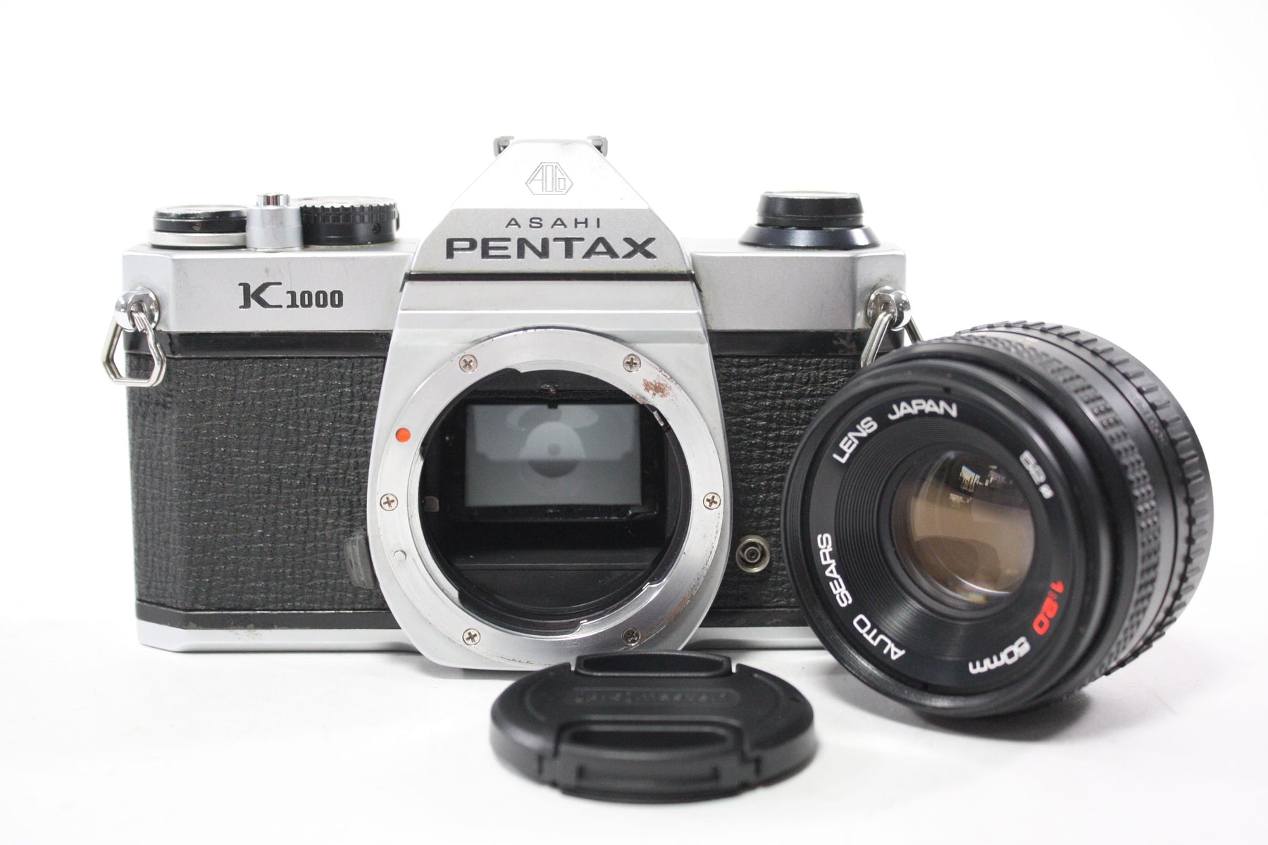 Pentax K1000 35mm SLR Camera with Sears Auto 50mm f/2.0 Lens