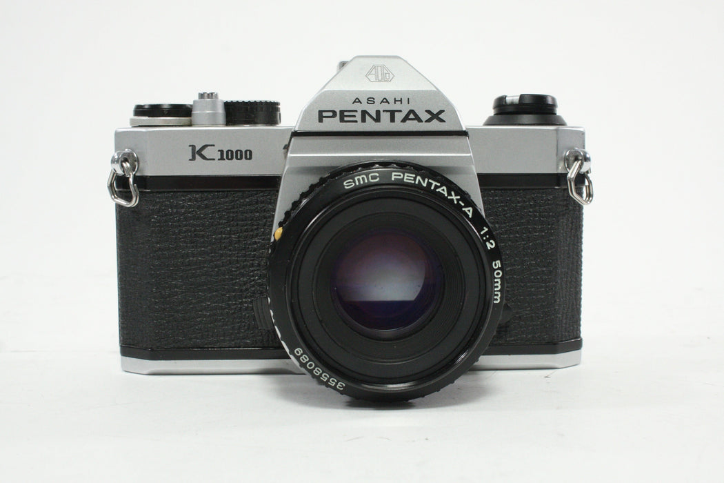 Pentax K1000 SLR Camera with 50mm f/2 Lens