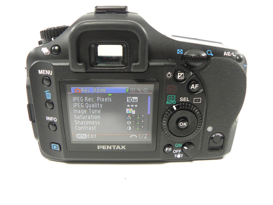 Pentax K10D 10.2mp Digital SLR Body Only Shutter Ct. 3,002