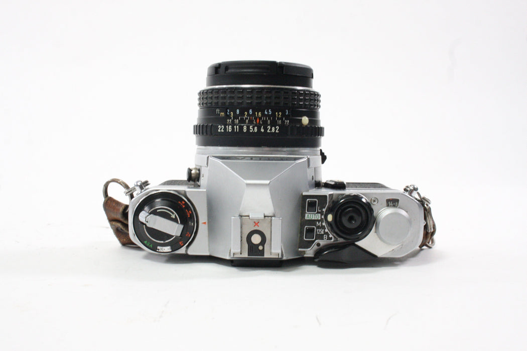 Pentax ME Super 35mm SLR Camera with 50mm f/2 Lens