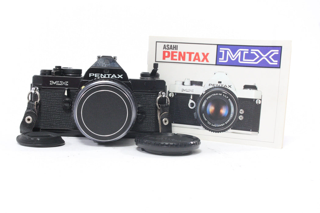 Pentax MX 35mm SLR Camera with Pentax-M 50mm f/2 SMC Lens