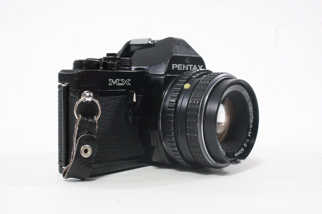 Pentax MX 35mm SLR Camera with Pentax-M 50mm f/2 SMC Lens