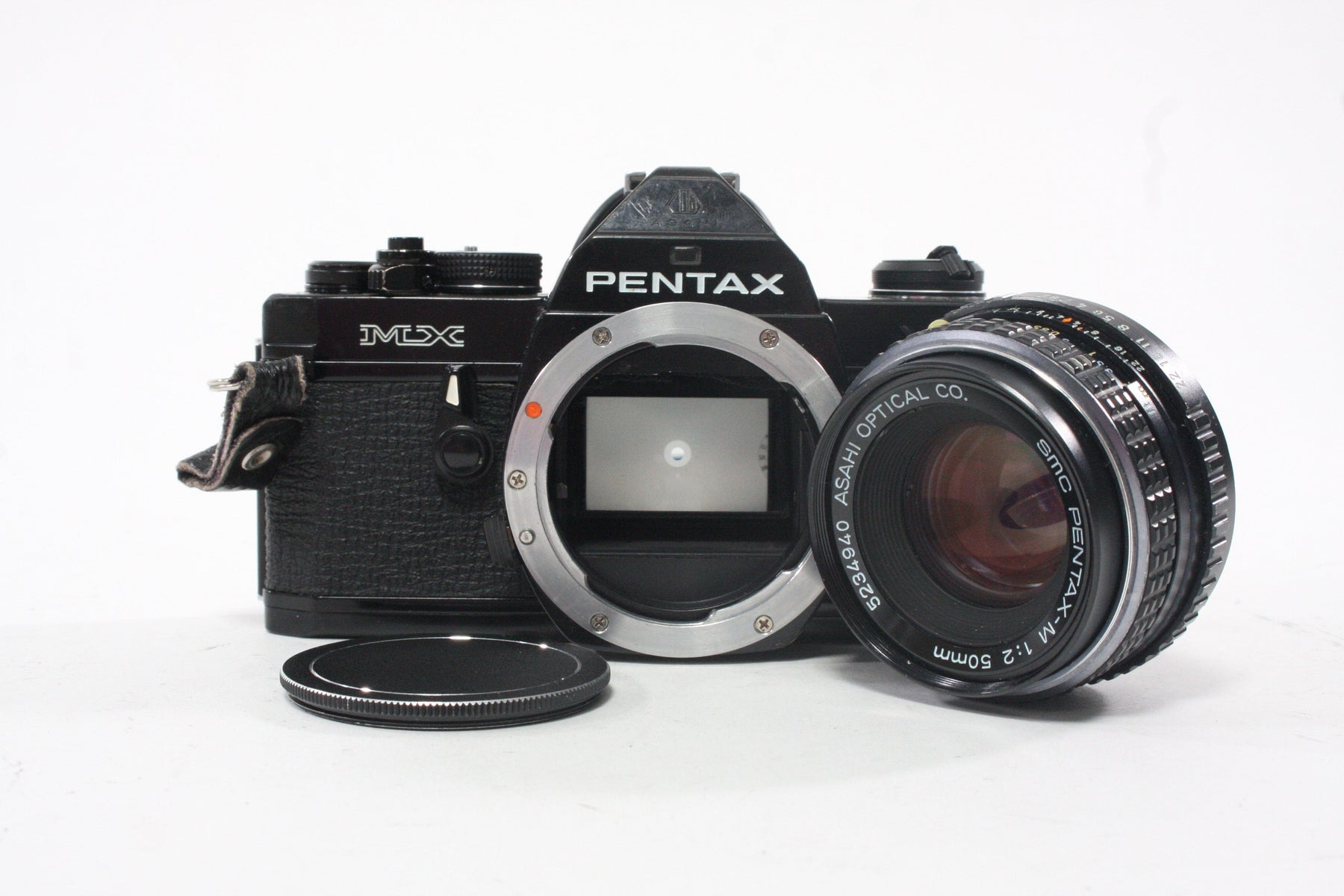 Pentax MX 35mm SLR Camera with Pentax-M 50mm f/2 SMC Lens