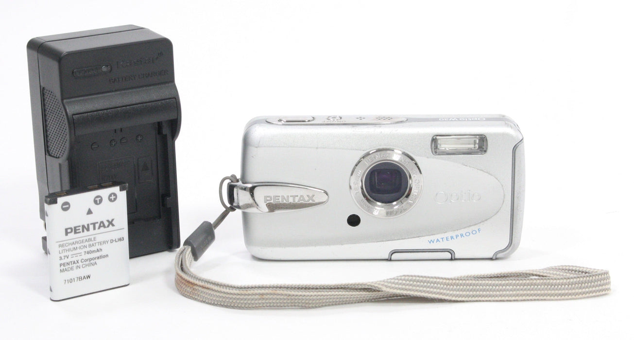 Pentax Optio W30 Waterproof Digital Camera 3x Zoom 7.1mp