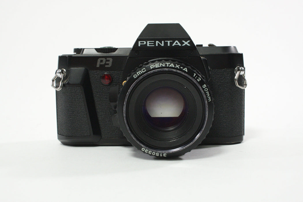 Pentax P3 35mm SLR Camera with SMC Pentax-A 50mm f/2.0 Lens