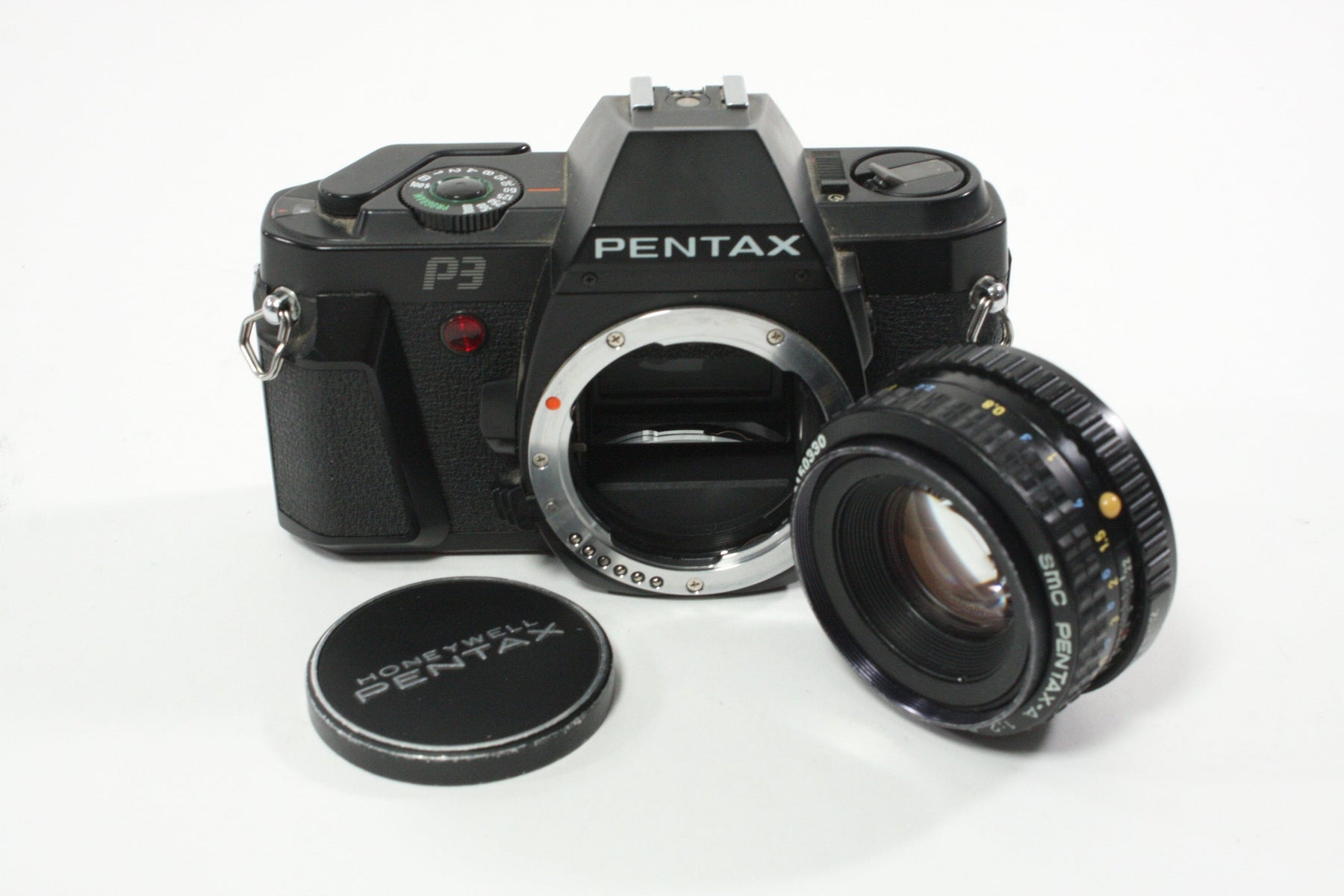 Pentax P3 35mm SLR Camera with SMC Pentax-A 50mm f/2.0 Lens