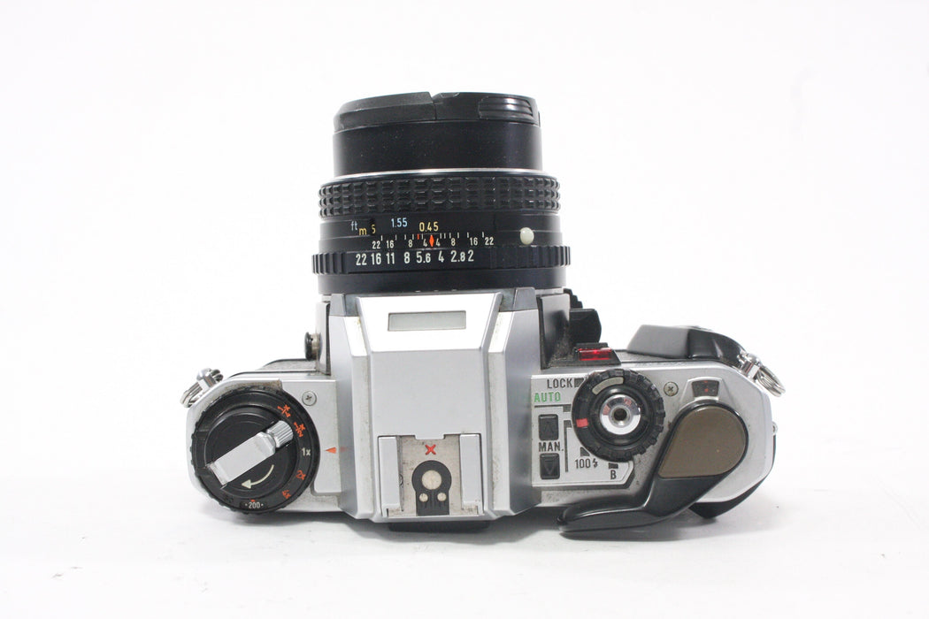 Pentax Program Plus 35mm SLR Camera with 50mm f/2 Lens