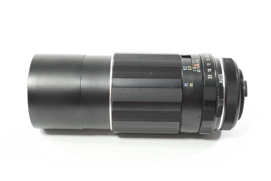 Pentax Super-Multi-Coated Takumar 200mm f/4 Lens for M42 Mount with Hood