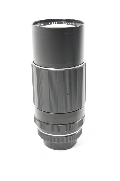 Pentax Super-Multi-Coated Takumar 200mm f/4 Lens for M42 Mount with Hood
