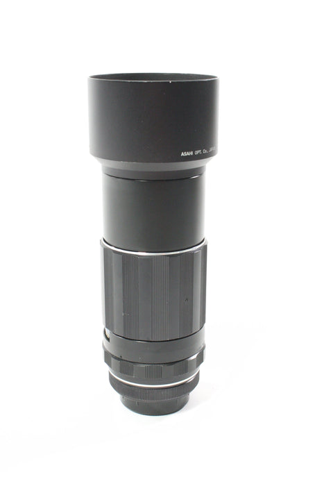 Pentax Super-Multi-Coated Takumar 200mm f/4 Lens for M42 Mount with Hood