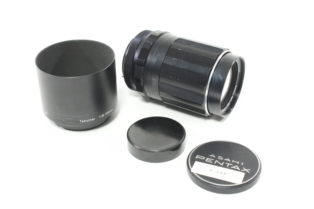Pentax Super-Takumar 135mm f/3.5Lens for M42 Mount with Hood