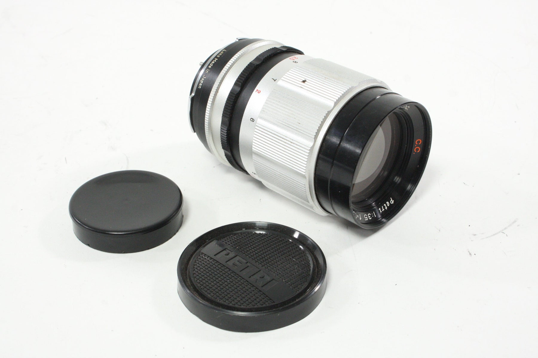 Petri 135mm f/3.5 C.C. Lens for Petri Mount