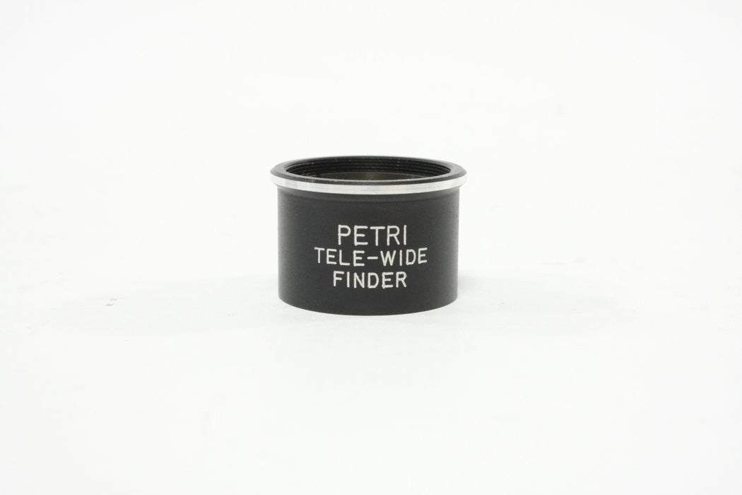 Petri AUX Lens Set with Tele-Wide Finder 75 Wide & 75 Tele for 45mm f/1.8 with Case